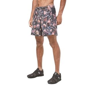 Lululemon Men’s Floral Surge 6” Lined Shorts